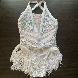 Brand New Weissman Elite fringe Crazy in Love dance costume for girls